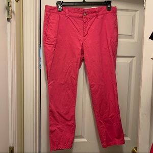 Hot Pink Gap Girlfriend Khakis